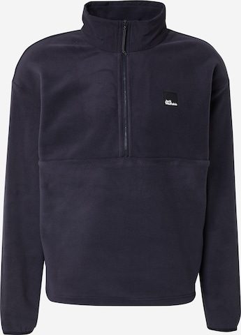 JACK WOLFSKIN Sportpullover 'SUMETRO' in Blau: Vorderseite