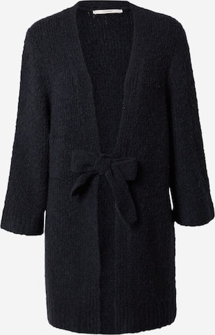 ESPRIT Knit Cardigan in Black: front