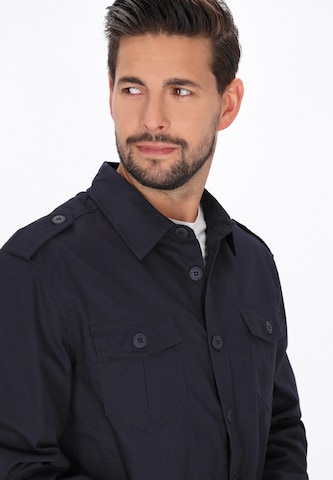 DreiMaster Vintage - Regular Fit Camisa em azul