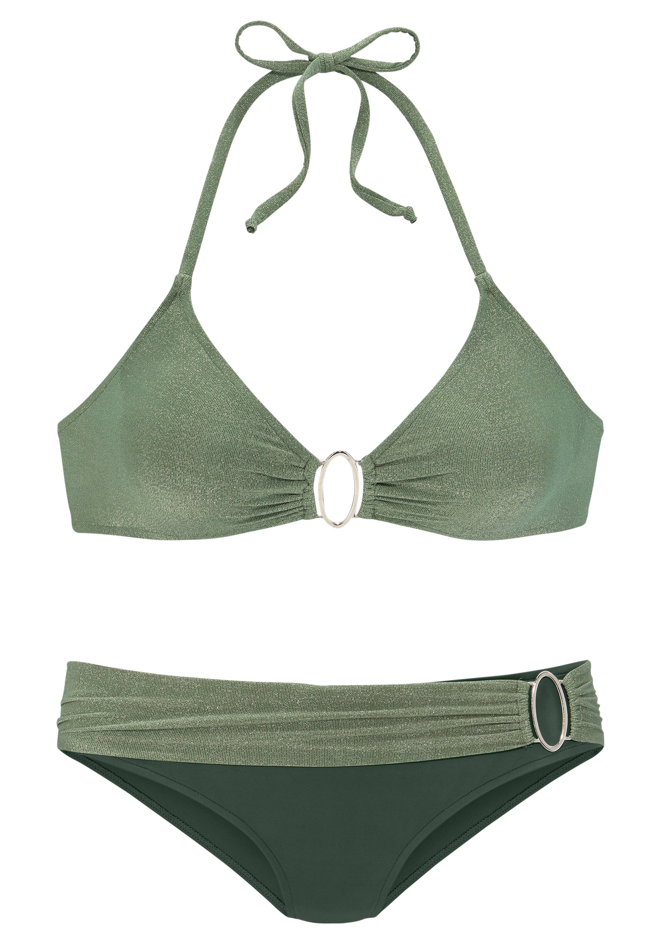 JETTE Bikini in Green: front