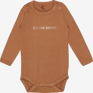 Bruuns Bazaar Kids Sparkebukse/body i brun: forside