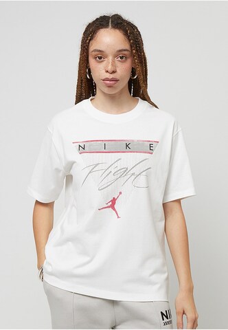 White Jordan Flight T Shirt Blanc Jordan Jordan FLIGHT BASE TEE