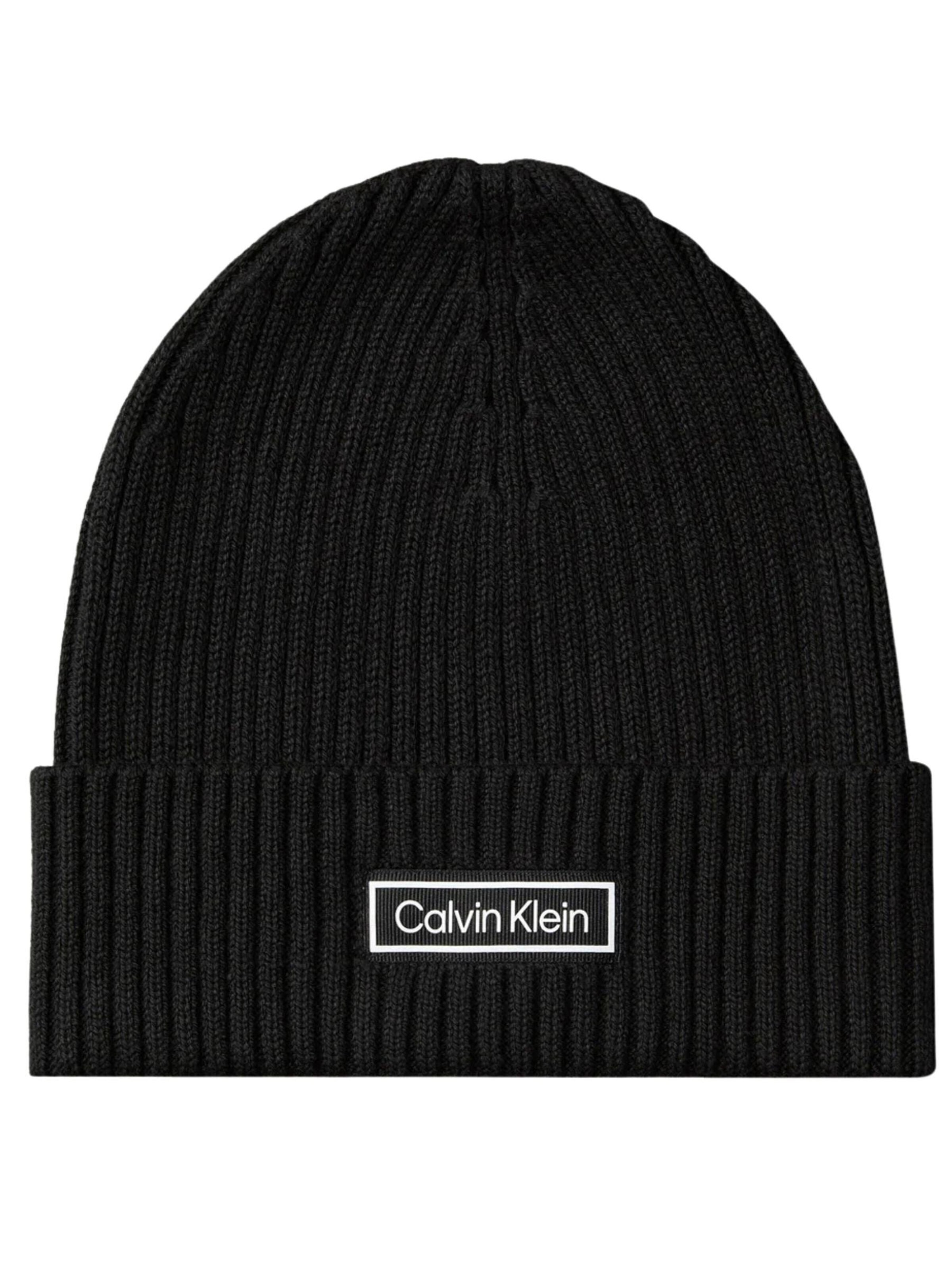Calvin Klein Čepice 'LV04D8053G - CAPPELLO - CALVIN KLEIN' – černá: přední strana