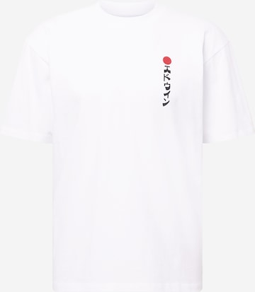 EDWIN Shirt 'Kamifuji' in Wit: voorkant