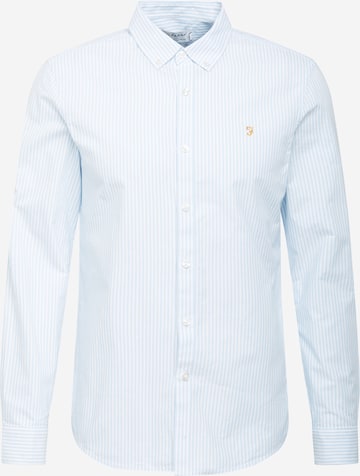 mėlyna FARAH Standartinis modelis Marškiniai: priekis