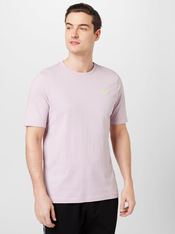 KAPPA Shirt in Lila: voorkant