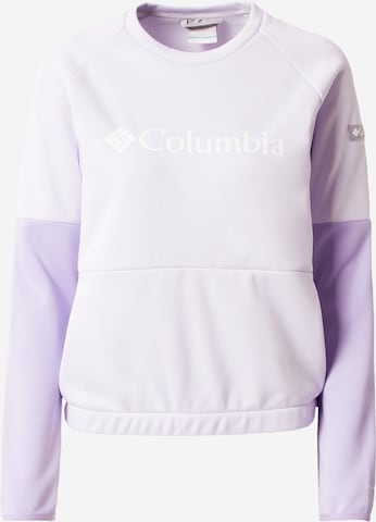 COLUMBIA - Sweatshirt de desporto 'Windgates' em roxo: frente