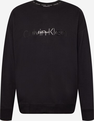 Sweat-shirt Calvin Klein Underwear en noir : devant