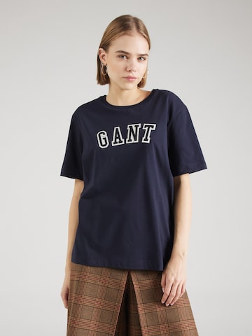 T-shirt GANT en bleu : devant