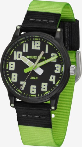 Jacques Farel Analog Watch in Green: front