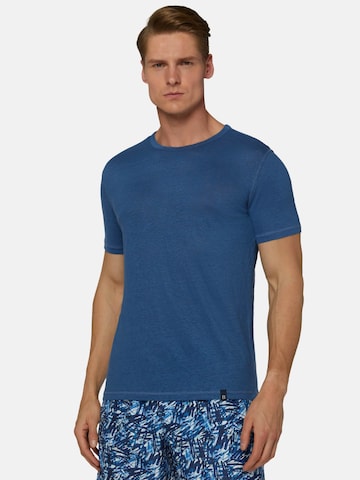 T-Shirt Boggi Milano en bleu : devant