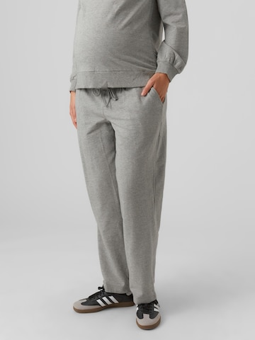 MAMALICIOUS - regular Pantalón 'Silja' en gris: frente