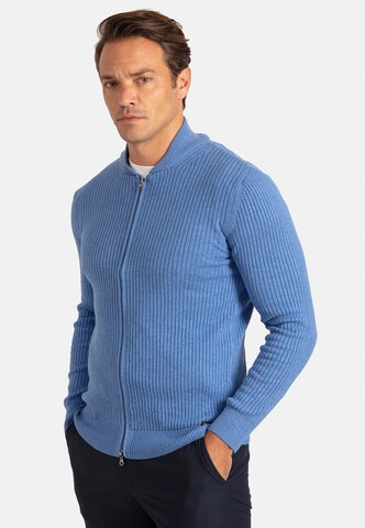 Sir Raymond Tailor Strickjacke 'Milan' in Blau
