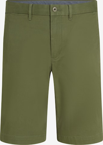Coupe slim Pantalon chino 'BROOKLYN 1985' TOMMY HILFIGER en vert : devant