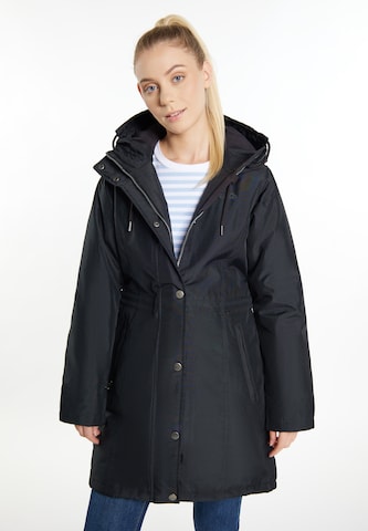 ICEBOUND Winter jacket 'Incus' in Black: front