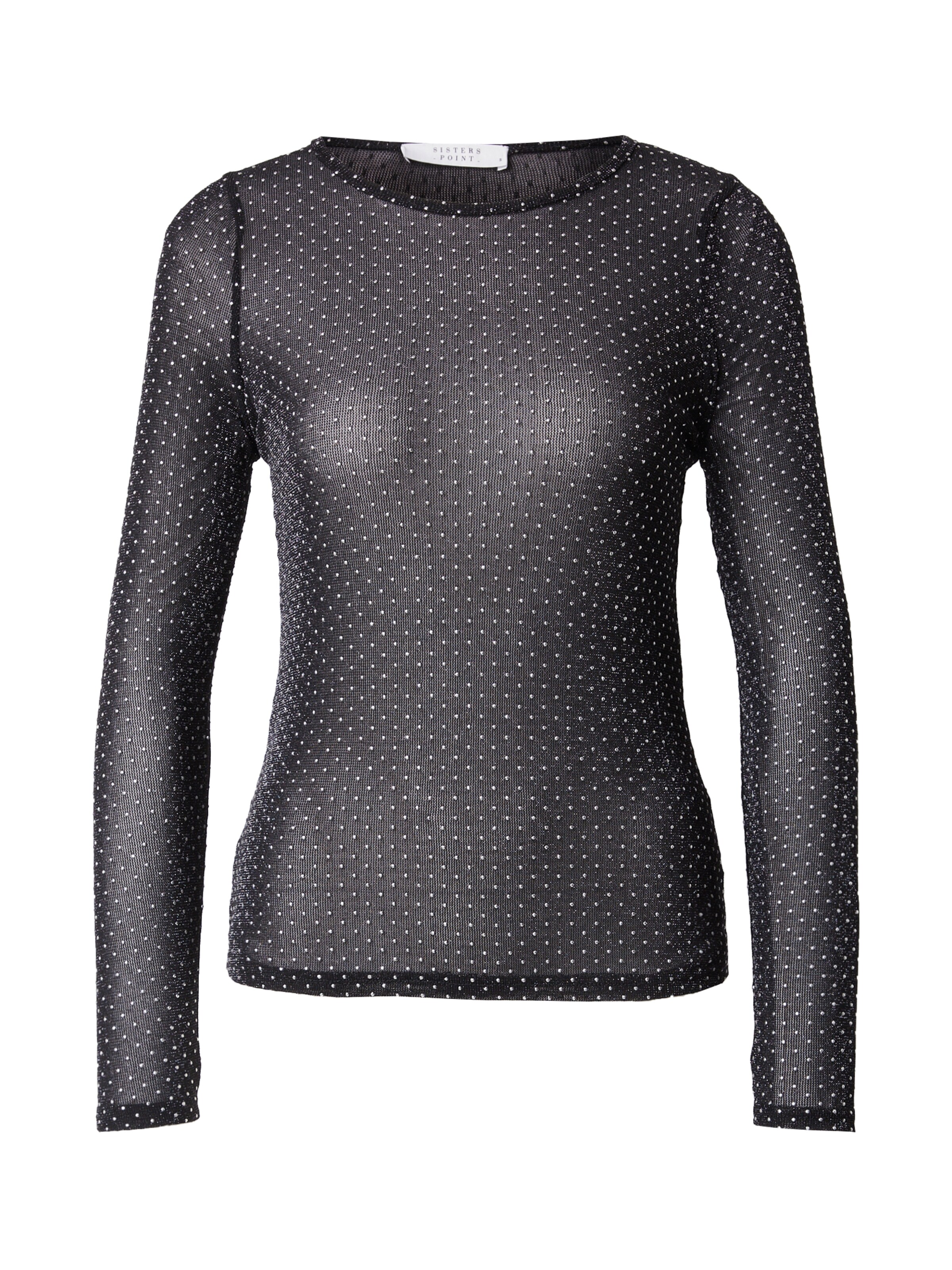 SISTERS POINT Tričko 'NEW GANI-21' - Čierna: predná strana