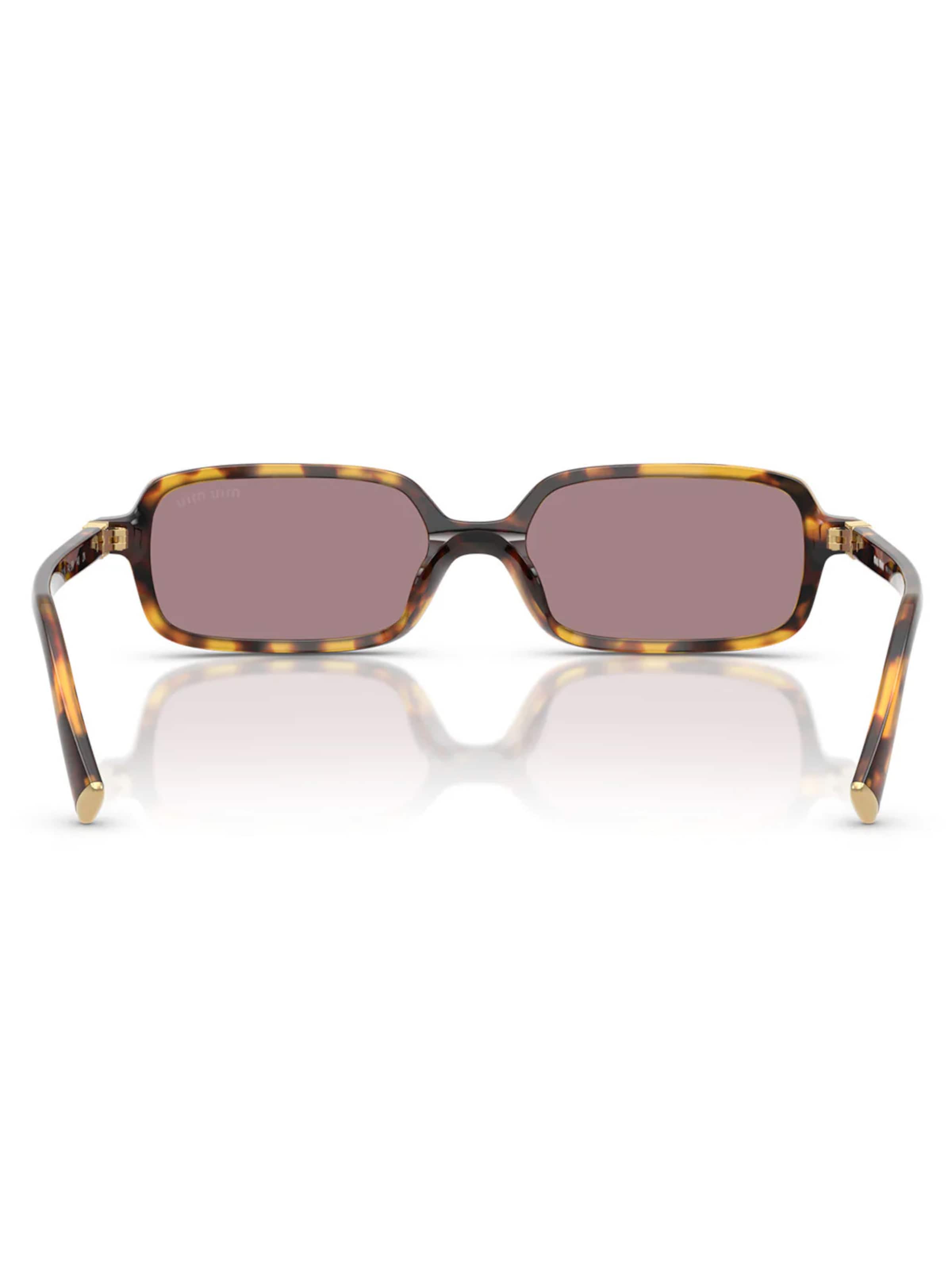 Miu Miu Solbriller 'Miu Miu Occhiali da Sole MU11Z 14L20I Marrone/Viola Chiaro Donna' i brun