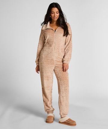 Hunkemöller Leisure suit in Beige: front