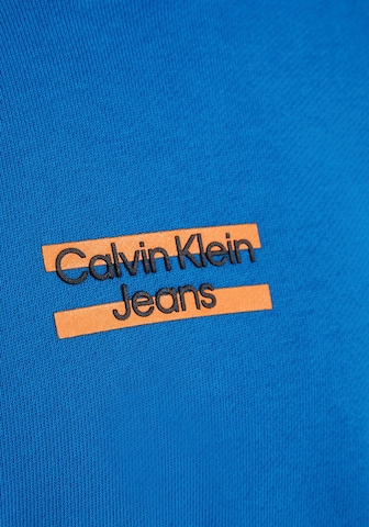 Calvin Klein Jeans Mikina - Modrá