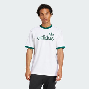 ADIDAS ORIGINALS - Camisa 'Simple' em branco: frente
