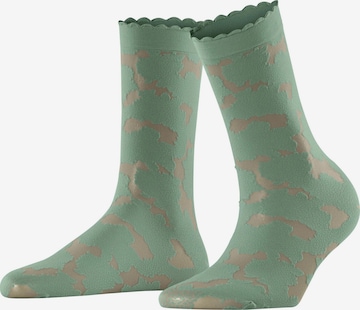 FALKE Socken 'Hydrangea' in Grün: Vorderseite