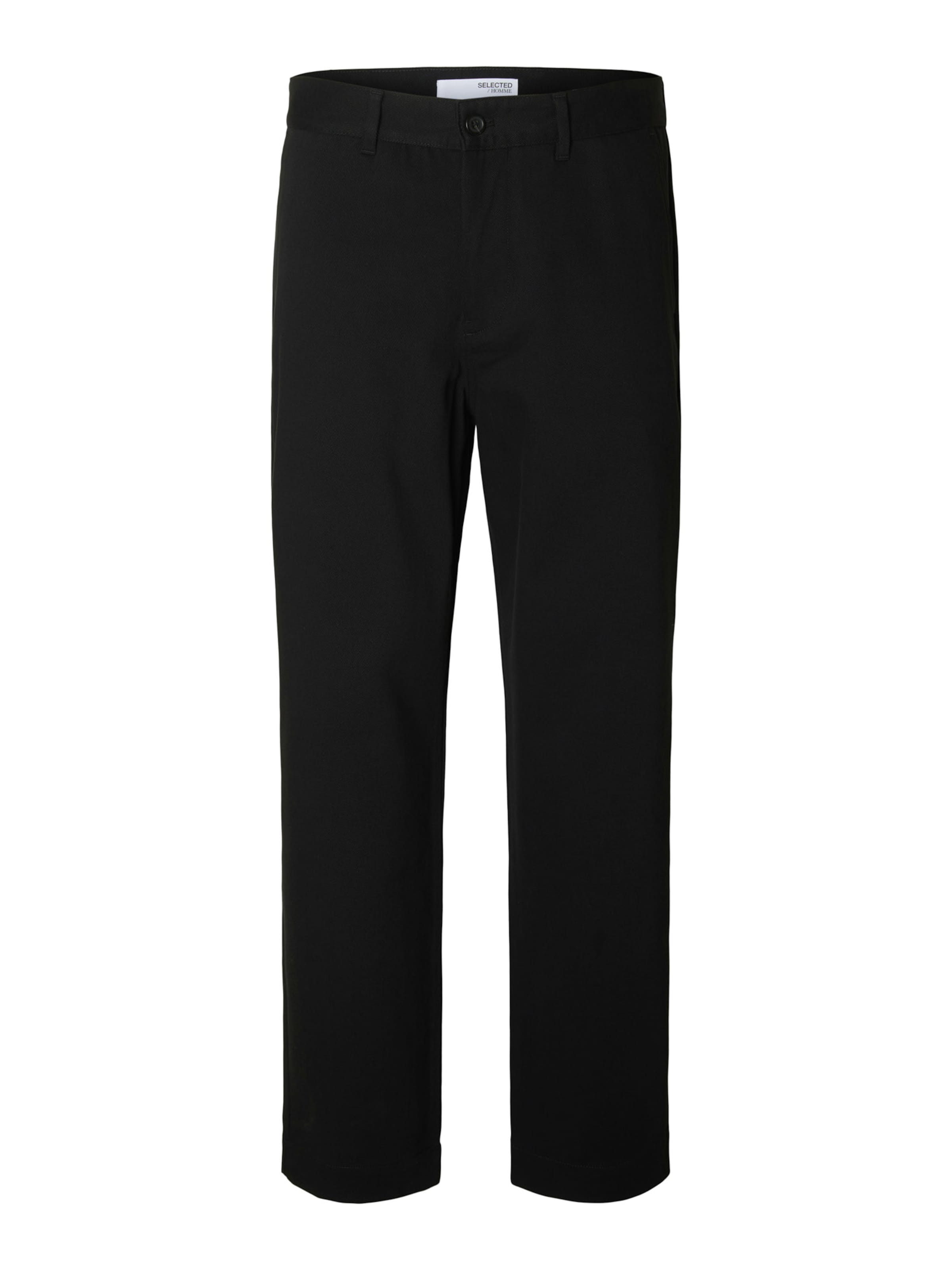 SELECTED Loose fit Pants 'SLH220' in Black: front