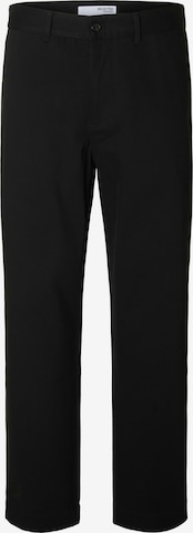Loosefit Pantalon 'SLH220' SELECTED en noir : devant