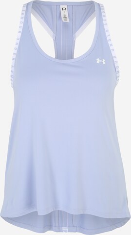 UNDER ARMOUR Sports Top 'Knockout' in Blue: front