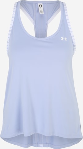 UNDER ARMOUR Sporttop 'Knockout' in Blauw: voorkant