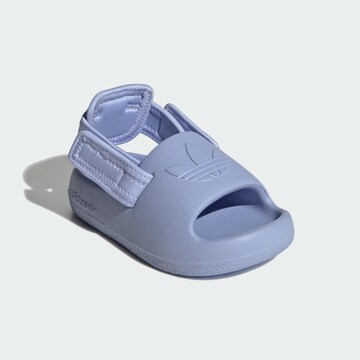 purpurinė ADIDAS ORIGINALS Atviri batai 'ADIFOM ADILETTE'