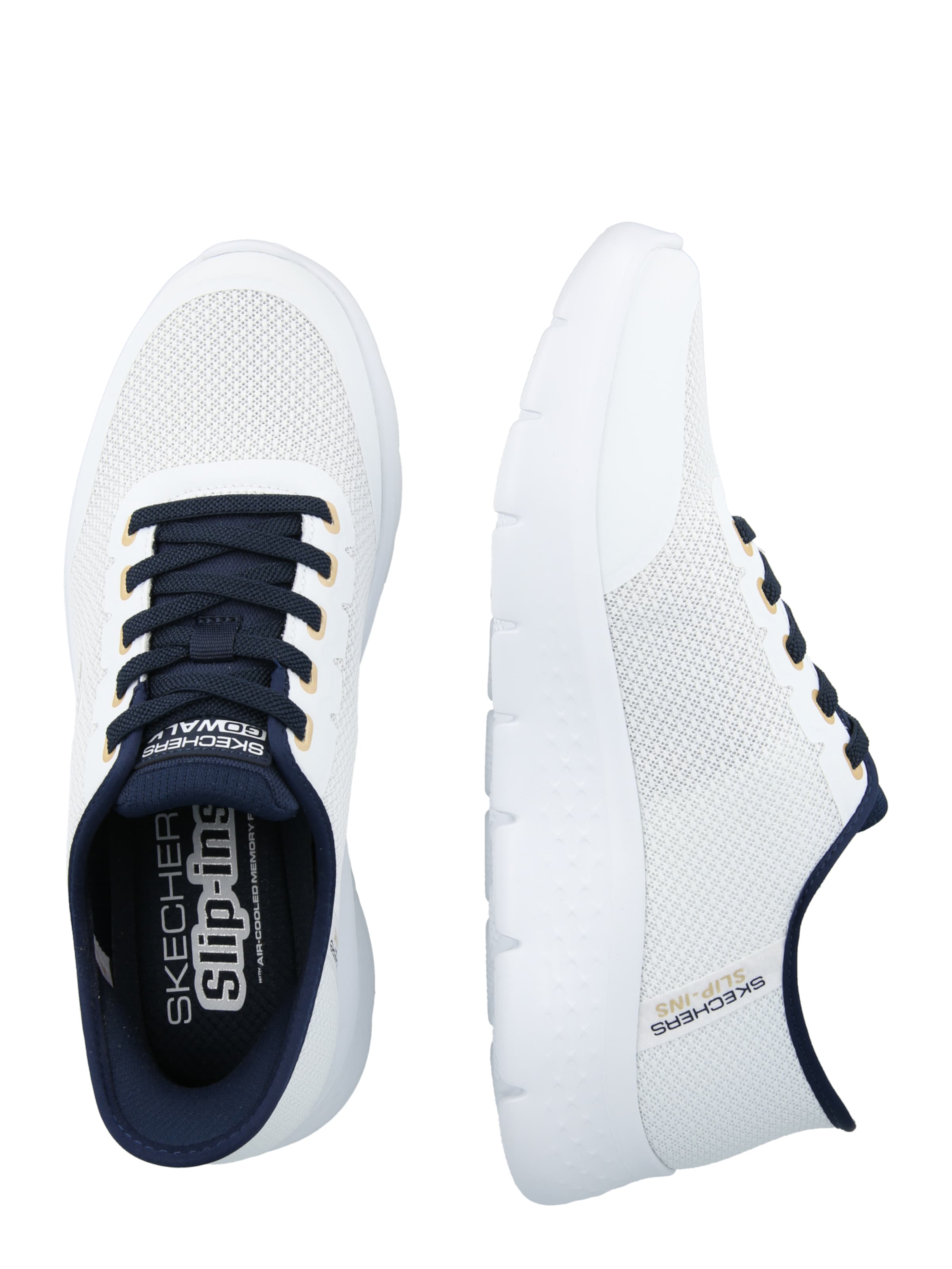 balta SKECHERS Sportbačiai be auliuko 'GO WALK FLEX - NETRO'