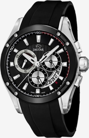 Montre à affichage analogique Jaguar en noir : devant