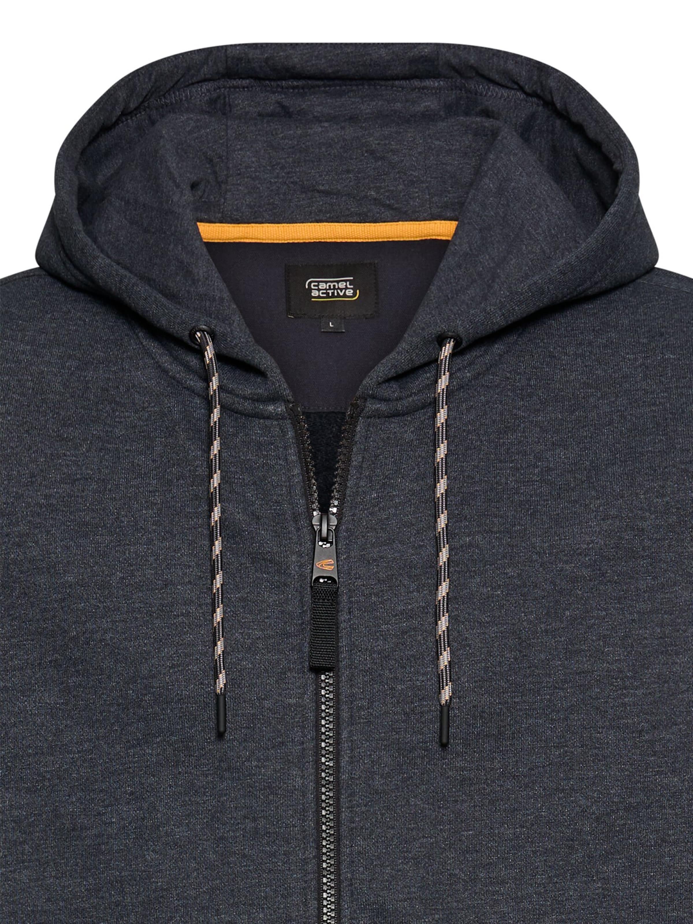 CAMEL ACTIVE Zip-Up Hoodie in Blue