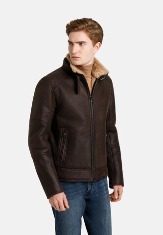 Werner Christ Between-Season Jacket 'Basti' in Brown: front