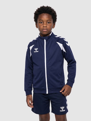 Hummel Sports sweat jacket 'Core 2.0' in Blue: front