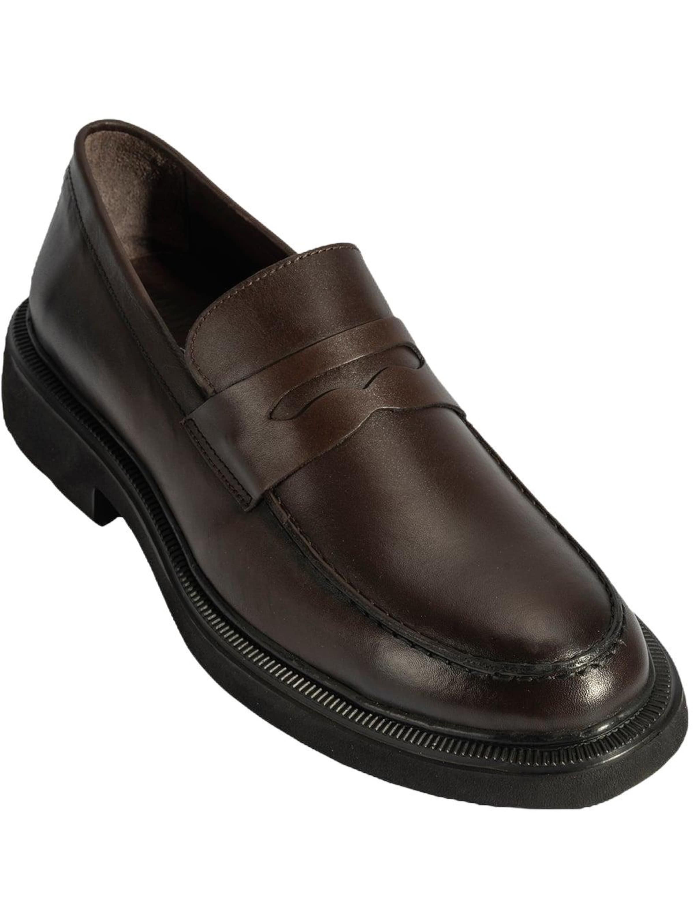 Desa Mocassins 'Slip-Ons' in Bruin