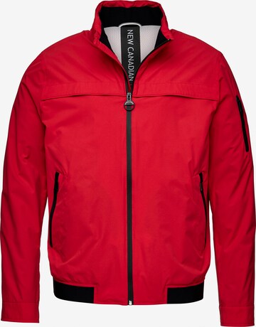 NEW CANADIAN Between-Season Jacket 'PACKABLE' in Red: front