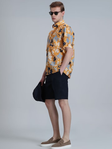 Lufian Slim fit Trousers 'Zegler' in Blue