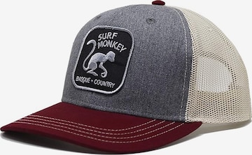 Surf Monkey - Boné em vermelho: frente