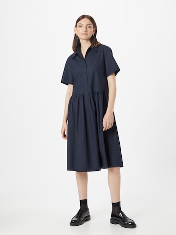 Marc O'Polo Shirt Dress in Blue: front