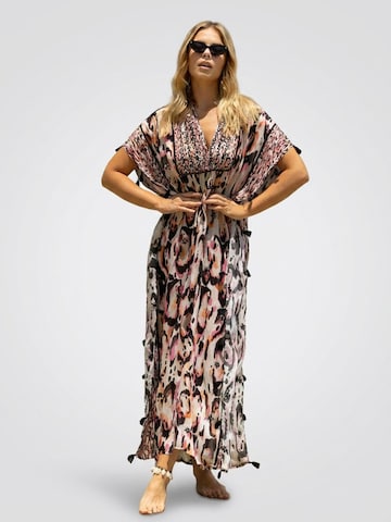 Robe 'Caftan Long Roberta' Miss June en mélange de couleurs