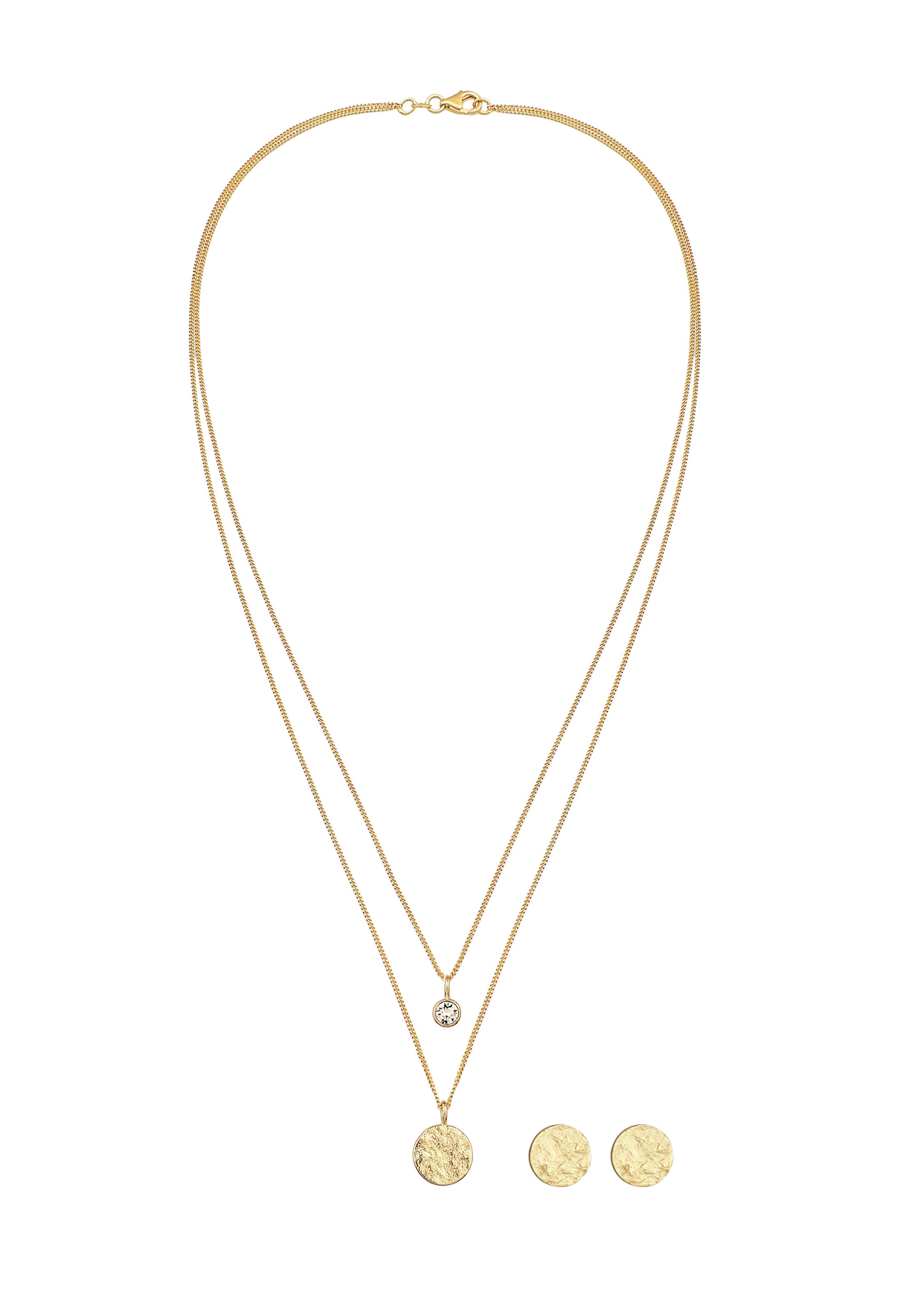 ELLI Schmuckset in Gold: Vorderseite