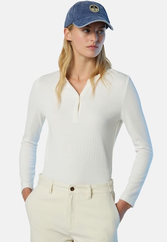 North Sails Shirt in Wit: voorkant
