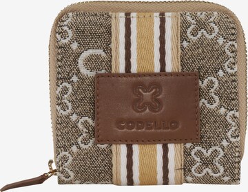 CODELLO Portemonnee in Beige: voorkant