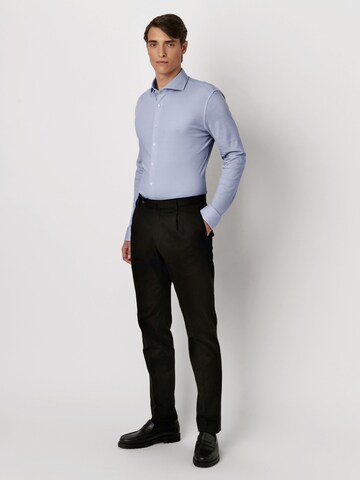 DESOTO Slim fit Button Up Shirt in Blue