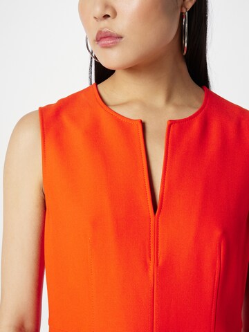 BOSS Black Sheath Dress 'Duwa' in Orange