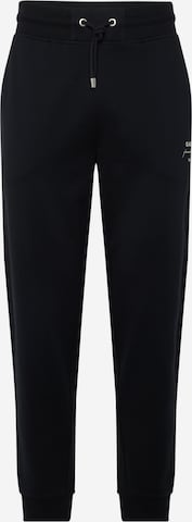 Effilé Pantalon GANT en noir : devant