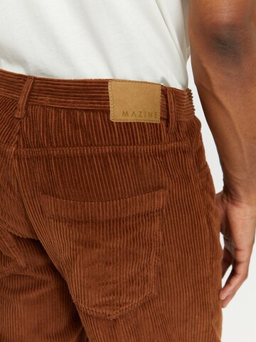 mazine Loosefit Cordhose ' Conlin Pants ' in Braun