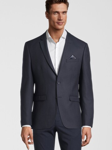 Coupe slim Veste de costume Steffen Klein en bleu : devant