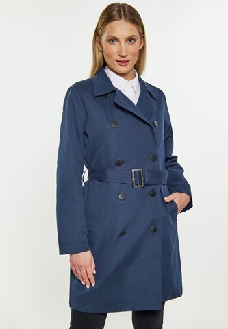 Manteau mi-saison DreiMaster Klassik en bleu : devant